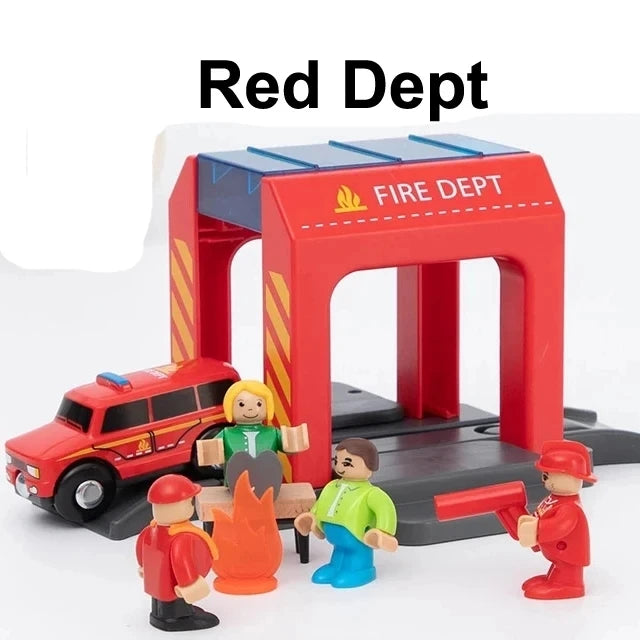 Drewniane tory kolejowe i akcesoria – Most, Tunel, Tory z Drewna Bukowego, Kompatybilne