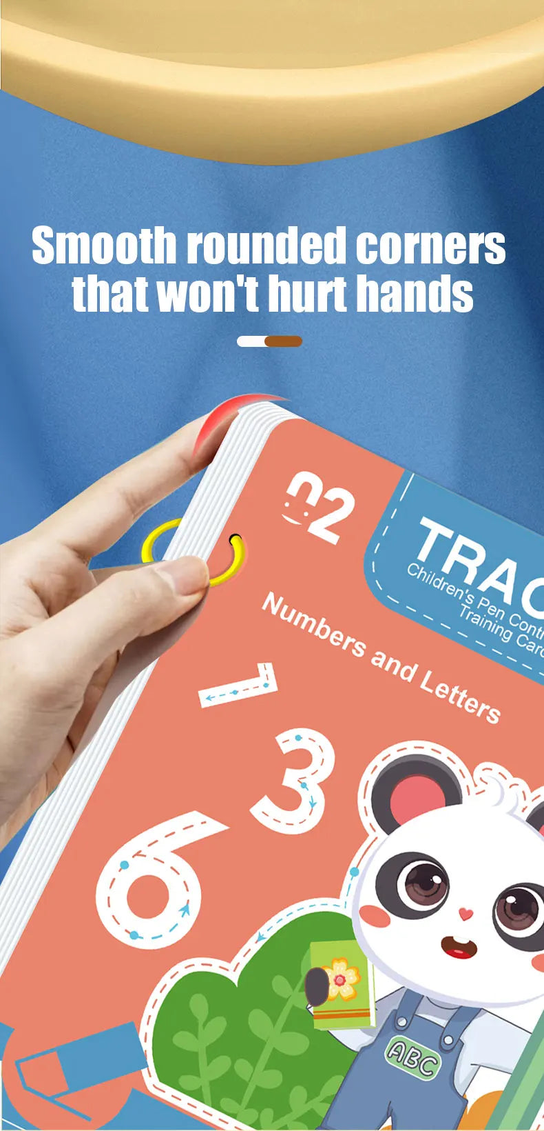 34-stronicowy Zestaw Wielokrotnego Użytku z Długopisem – Nauka Pisania i Rysowania dla Dzieci