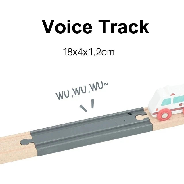 Drewniane tory kolejowe i akcesoria – Most, Tunel, Tory z Drewna Bukowego, Kompatybilne