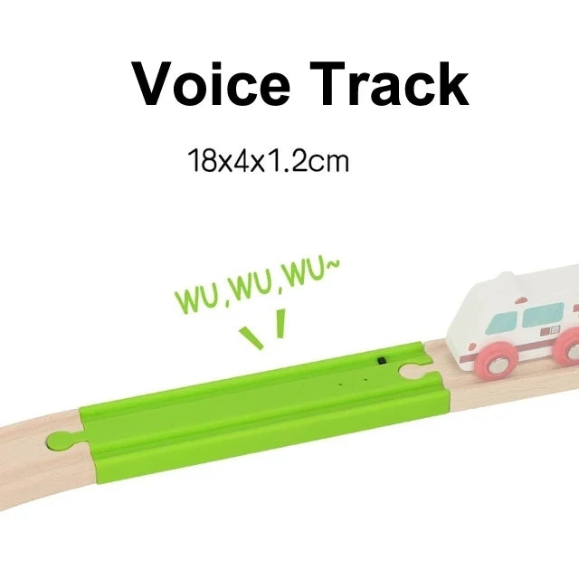 Drewniane tory kolejowe i akcesoria – Most, Tunel, Tory z Drewna Bukowego, Kompatybilne