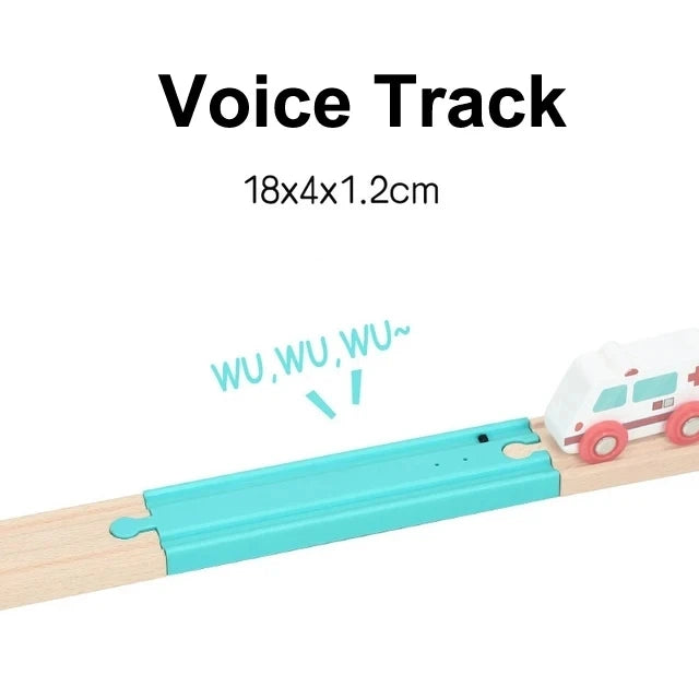 Drewniane tory kolejowe i akcesoria – Most, Tunel, Tory z Drewna Bukowego, Kompatybilne